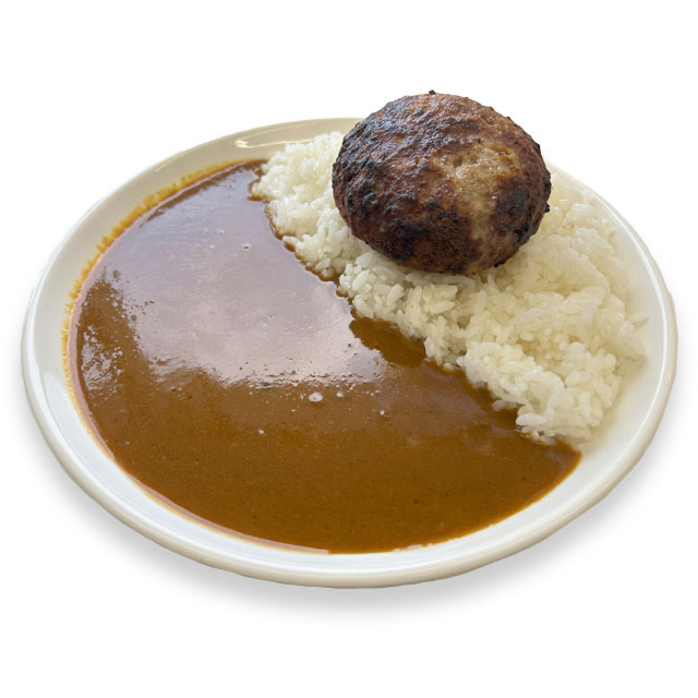 どでか！淡路牛とえびすもち豚の合挽ハンバーグカレー